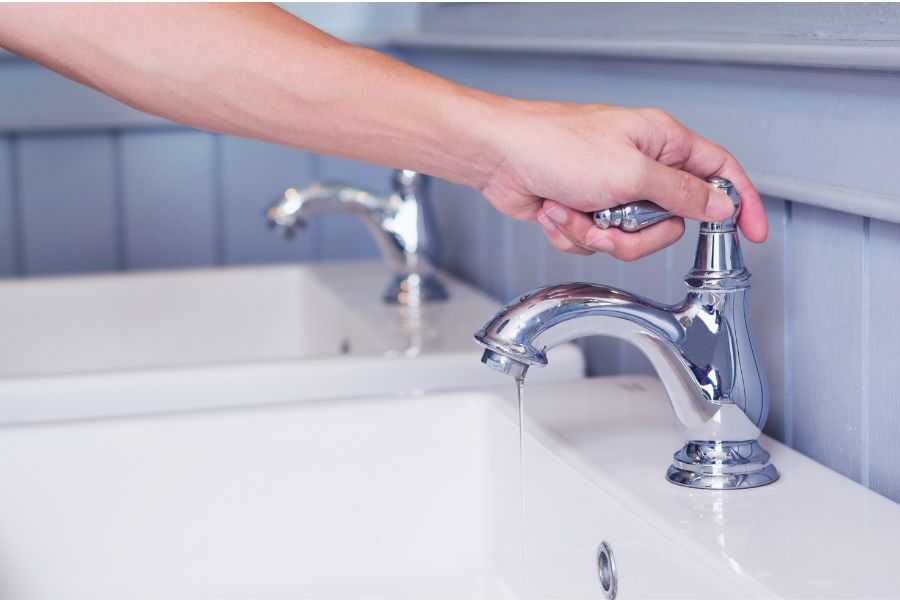 A traditional dripping tap