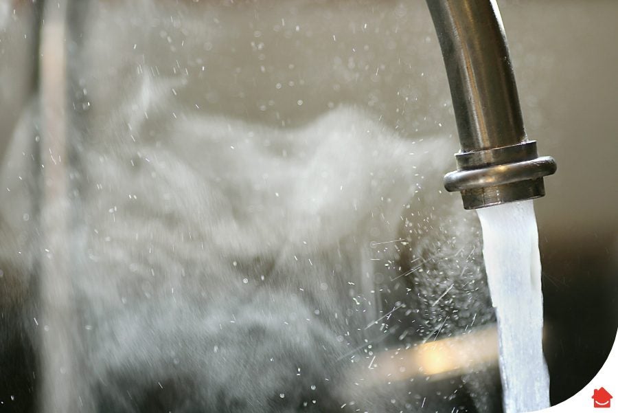 running taps to test for legionella