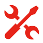 Spanner and screwdriver icon